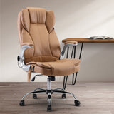 Artiss 8 Point Massage Office Computer Espresso Chair