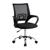 Artiss Executive Mid Back Black Office Chair