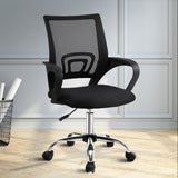 Artiss Executive Mid Back Black Office Chair