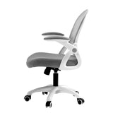 Artiss Office Chair Mesh Computer Desk Chairs Mid Back Work Home Study Grey