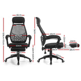 Artiss Gaming Office Chair Computer Desk Chair Home Work Study Black