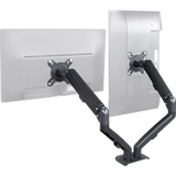 Dual Screen Gas-strut Monitor Stand Mount Desktop Bracket for LED/LC